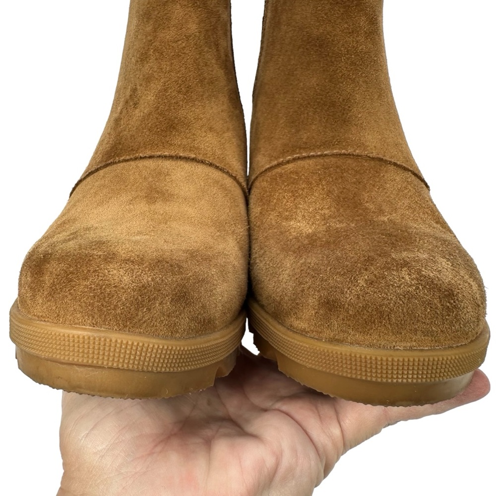 Sorel Joan of Arc Wedge Chelsea Suede Boots, 6 1/2 - Picture 5 of 10